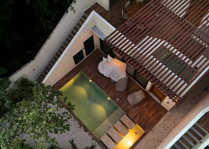 Villa Bali 4br W Pool, Rooftop Jacuzzi And Bbq Tulum